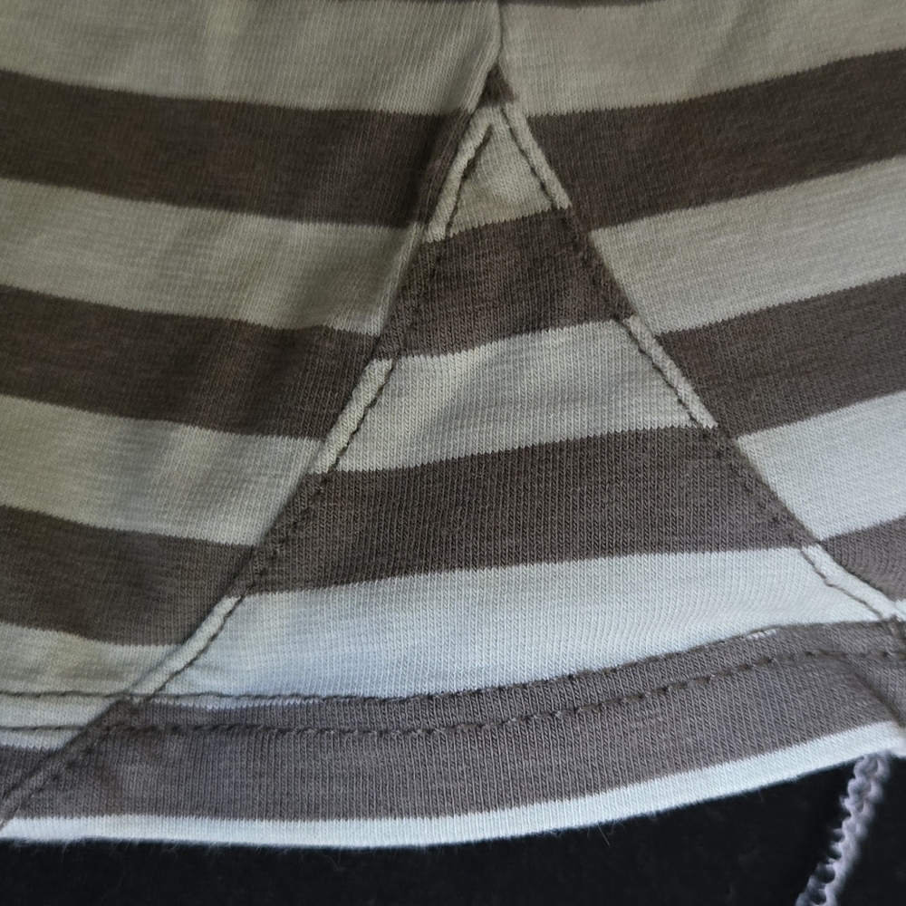 Toad&Co Green Striped Midi Skirt SzL - Picture 8 of 8